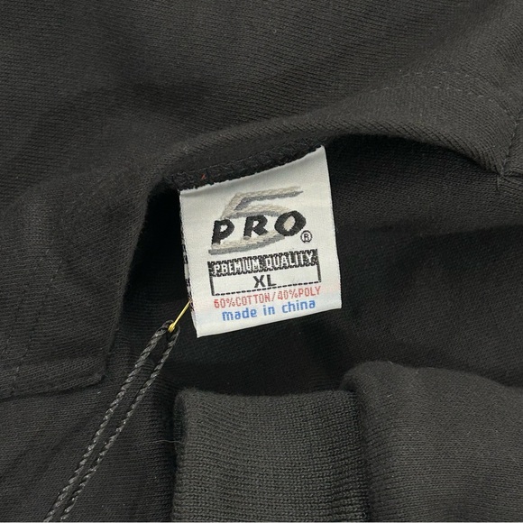 Pro 5 Five Pro Club Black Full Zip Sherpa Heavyweight Hoodie Sweatshirt Men’s - Picture 7 of 16